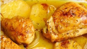 Cómo preparar pollo al horno con patatas