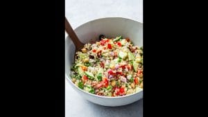 Cómo preparar una ensalada de quinoa