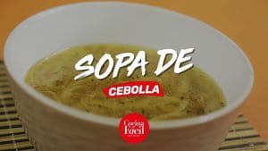 Cómo preparar una sopa de cebolla