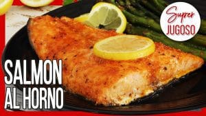 Receta de filete de salmón al horno