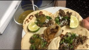 Receta de tacos de carne asada