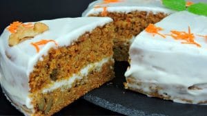 Receta de tarta de zanahoria