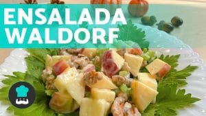 Cómo preparar una ensalada Waldorf