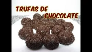 Cómo hacer trufas de chocolate