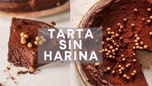 Receta de pastel de chocolate sin harina