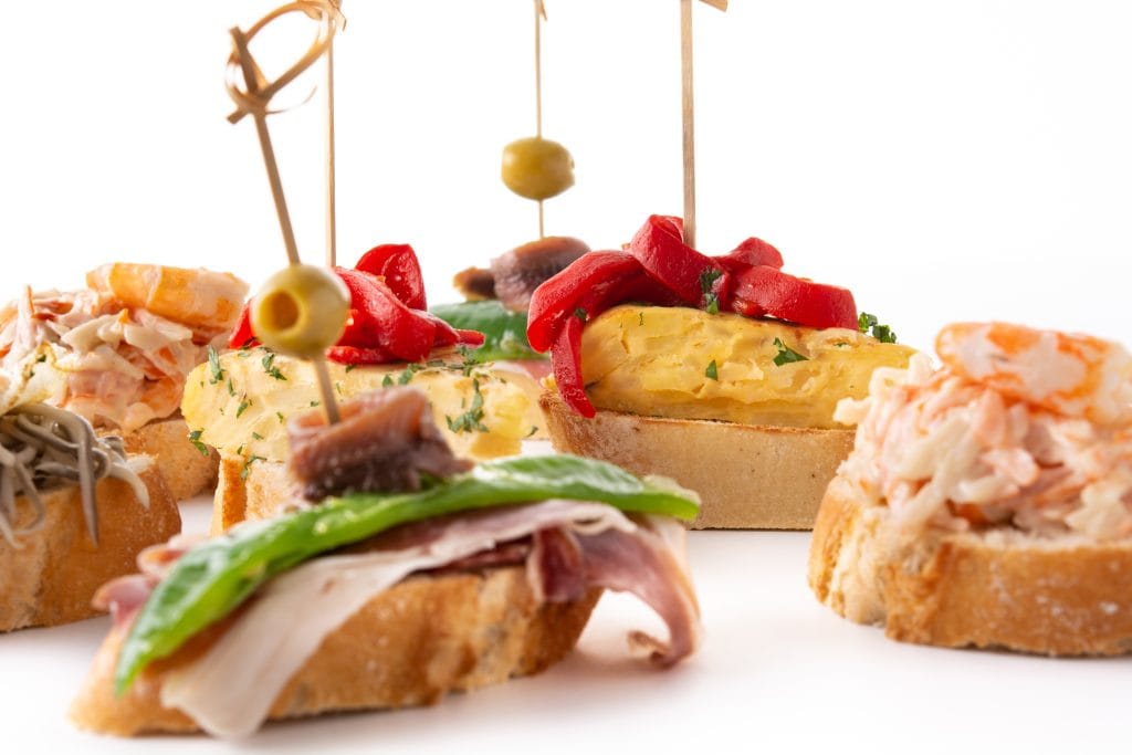 Assortment of Spanish pintxos - Recetitas.Com Assortment of Spanish pintxos