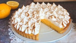 Cómo preparar tarta de limón con merengue