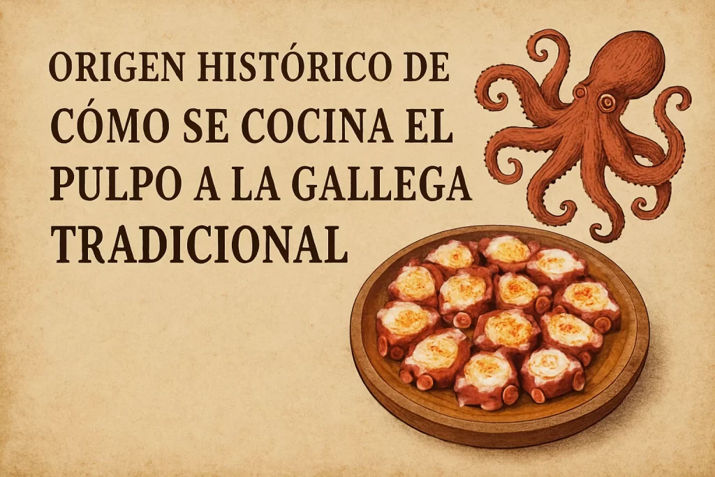 origen histórico de Cómo se cocina el pulpo a la gallega tradicional