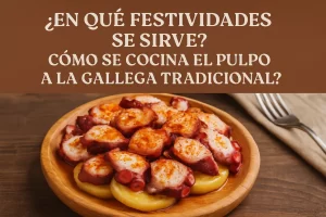 en qué festividades se sirve Cómo se cocina el pulpo a la gallega tradicional