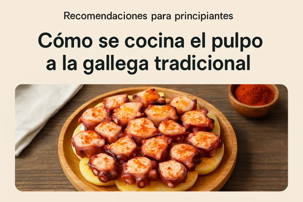 recomendaciones para principiantes con Cómo se cocina el pulpo a la gallega tradicional