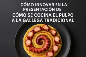 cómo innovar en la presentación de Cómo se cocina el pulpo a la gallega tradicional