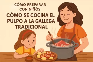cómo preparar con niños Cómo se cocina el pulpo a la gallega tradicional