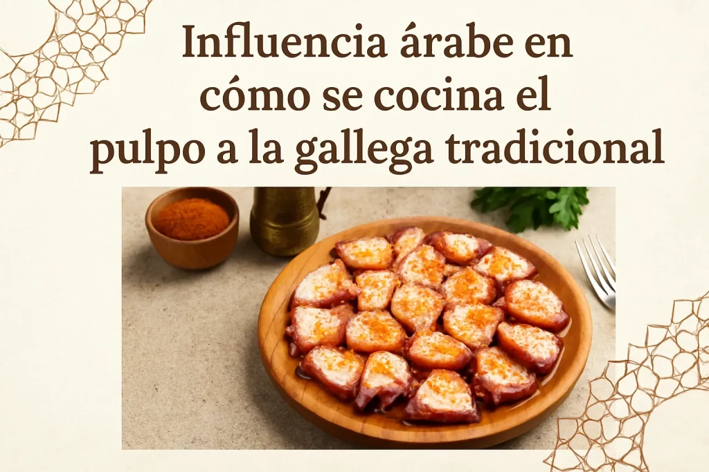 influencia árabe en Cómo se cocina el pulpo a la gallega tradicional