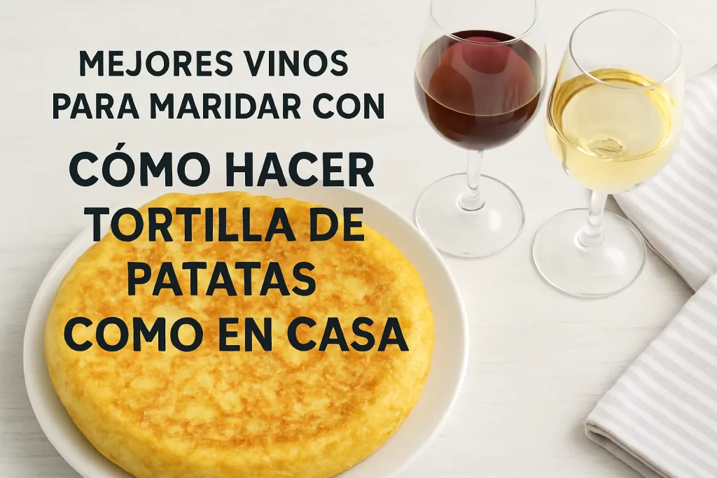 mejores vinos para maridar con Cómo hacer tortilla de patatas como en casa