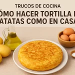 Cómo hacer tortilla de patatas como en casa: trucos de cocina infalibles