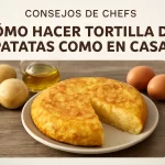 consejos de chefs sobre Cómo hacer tortilla de patatas como en casa