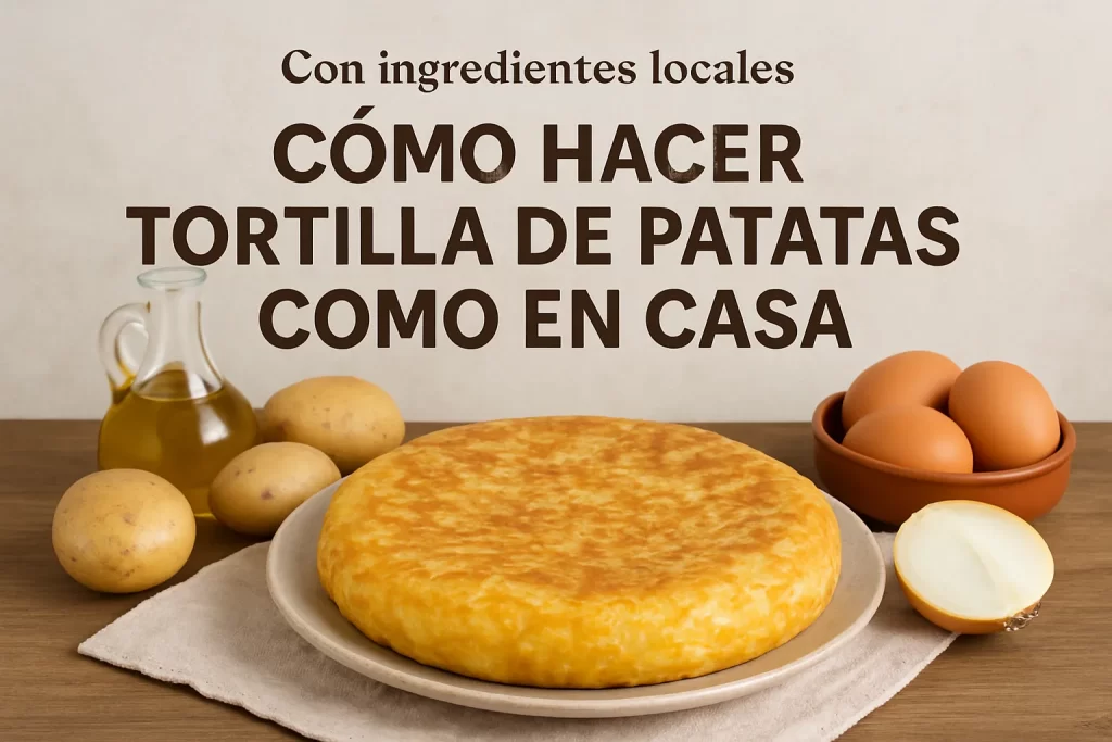 cómo hacer con ingredientes locales Cómo hacer tortilla de patatas como en casa
