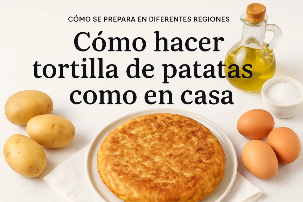 cómo se prepara en diferentes regiones Cómo hacer tortilla de patatas como en casa