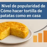 nivel de popularidad de Cómo hacer tortilla de patatas como en casa