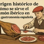 Origen histórico de cómo se sirve el jamón ibérico en la gastronomía española: tradición y técnicas clave