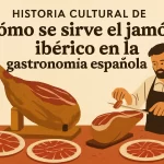 Historia cultural de cómo se sirve el jamón ibérico en la gastronomía española