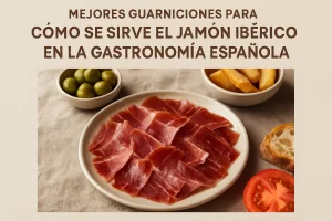 mejores guarniciones para Cómo se sirve el jamón ibérico en la gastronomía española