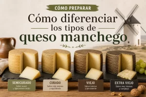 cómo preparar Cómo diferenciar los tipos de queso manchego