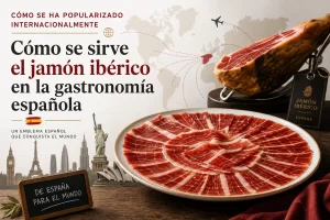 cómo se ha popularizado internacionalmente Cómo se sirve el jamón ibérico en la gastronomía española