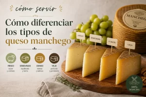 cómo servir Cómo diferenciar los tipos de queso manchego