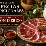 Cómo utilizar especias tradicionales al servir el jamón ibérico en la gastronomía española
