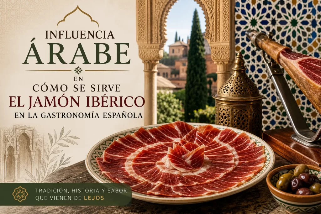 influencia árabe en Cómo se sirve el jamón ibérico en la gastronomía española