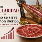 nivel de popularidad de Cómo se sirve el jamón ibérico en la gastronomía española