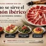 Qué platos combinan bien con el jamón ibérico y cómo se sirve en la gastronomía española