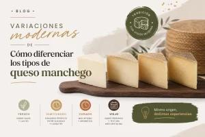 variaciones modernas de Cómo diferenciar los tipos de queso manchego