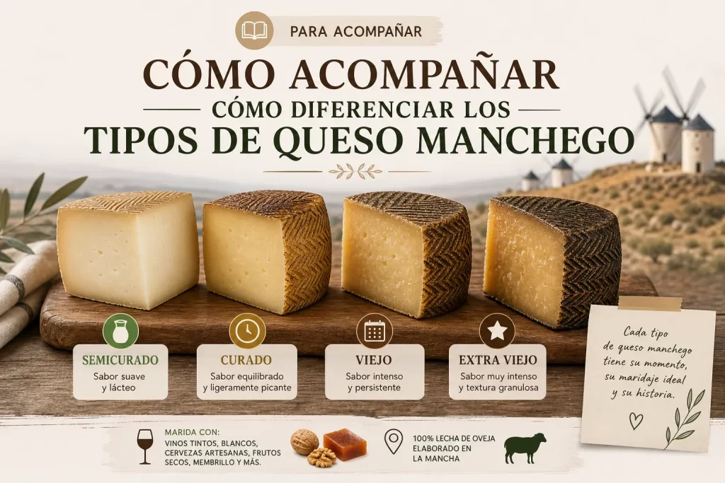 como-acompanar-Como-diferenciar-los-tipos-de-queso-manchego - Recetitas.Com cómo acompañar Cómo diferenciar los tipos de queso manchego