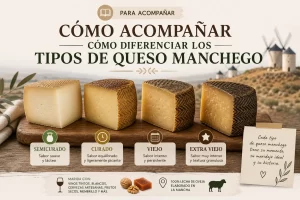 cómo acompañar Cómo diferenciar los tipos de queso manchego