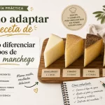 cómo adaptar la receta de Cómo diferenciar los tipos de queso manchego
