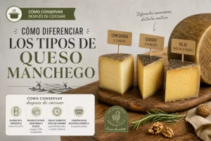 cómo conservar después de cocinar Cómo diferenciar los tipos de queso manchego