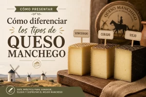 cómo presentar Cómo diferenciar los tipos de queso manchego