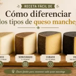 receta fácil de Cómo diferenciar los tipos de queso manchego