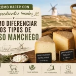 Cómo hacer con ingredientes locales y diferenciar los tipos de queso manchego