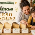 cómo preparar con niños Cómo diferenciar los tipos de queso manchego
