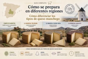 cómo se prepara en diferentes regiones Cómo diferenciar los tipos de queso manchego