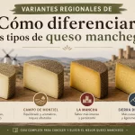 Cómo diferenciar los tipos de queso manchego: variantes regionales